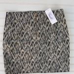 Sandro Cream & Black Silk Pencil Skirt Size 3 Photo 1