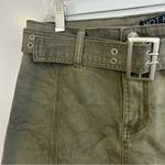 Hot Kiss NWT Flirty Fit Belted Army Green Cargo Mini Skirt Size 9 (women's M) Photo 1