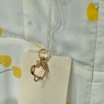 For Love & Lemons  White Yellow Cherry Ashland Lace Up Mini Dress size XS NEW Tag Photo 12