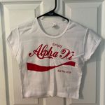 Alpha Xi Delta Tee White Size M Photo 0