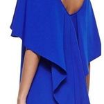 Milly  royal blue draped back mini dress 10 Photo 1