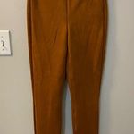 L'Agence L’agence Nini high rise faux suede pull on crop in cognac, NWT. Stretch. Small Photo 0
