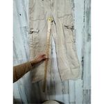 Miami Vice Cargo Pants Size small Beige Wide Leg Loose Fit Tan Photo 5