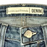Lovers + Friends Distressed Mason Naples Raw Hem Blue Hi Rise Skinny Jeans 25 Photo 8