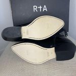 NEW RTA DENIM PATENT LEATHER ANKLE WESTERN BLACK BOOTS SZ 36 / 6 Photo 9