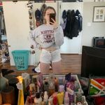 BDG White jean shorts Photo 3