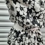 Faithfull the Brand Faithful The Brand La Pineta Dress Women 12 White Black 100% Linen Short Cut Out Photo 8