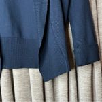 Premise  Studio Blue Cropped Open Front 3/4 Sleeve Cardigan Size Small Photo 6