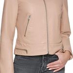 Levi's NWT Women's Faux Leather Motocross Racer Jacket Biscotti Latch Collar Photo 0