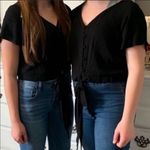 Active USA Cropped Tie ‎ Front Top Photo 7