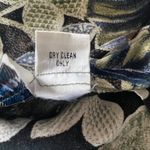 Paul Harris Design women's small floral front wrap skirt side tie Blue Photo 6