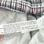 ZARA  Textured Double Tweed Breasted Blazer Classic Preppy Large Photo 6