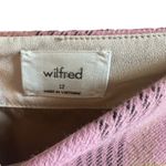 Wilfred Pink Plaid Mini Skirt Sz 12 Photo 3
