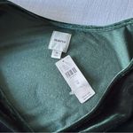 Maeve  Velvet Babydoll Top, Dark Green - NWT size Medium Photo 6