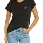 Rag and Bone  Women's Black Table Floral Tee Shirt Size XS Photo 0