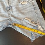 American Eagle  Outfitters Light Wash Cotton Ripped Skater Short Women's Size 6 Photo 8