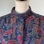 Pendleton | Paisley Button Down Blouse Sz 12 Photo 1