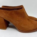 sbicca  Morrow Whiskey Grambling Tan Suede Leather Pointed Toe Mules Shoes Size 6 Photo 1