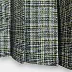 Vintage 18W J.G. HOOK 2 Piece Suit 80's | Jacket & Pleated Skirt Plaid Tweed Black Photo 4