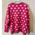 Vince Camuto Women's Long Sleeve Crewneck Valentine's Day Sweater Size Large Photo 3