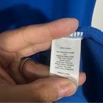 Talbots  Royal Blue Cotton Shirt Dress‎ Knee Length Size X-Large Petite Photo 4