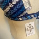 Becca  bikini by Rebecca Virtue swimwear Navy Blue crotchet halter top New Sz Med Photo 4
