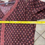 Sundance  Women’s Rusty Tunic Split Sides  Satin  Dress Sz M Boho Cottagecore EUC Photo 8