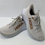 Hoka  Mach 5 Athletic Shoes in Cream and Brown Photo 0