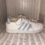 Adidas  Womens Neo Grand Court Zebra Tennis Shoes Purple‎ Aqua Size 6.5 Photo 3