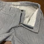 Chico's Platinum Denim Pinstripe Pants Women's Size 1.5 (US 10) Straight Leg Photo 7