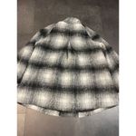 Forever 21 Stylish Ombre Plaid‎ Wool Blend Jacket Cozy Winter Outerwear Photo 5