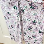 ByTimo  Maxi Dress Summer Floral Button Down Puff Sleeve Front Slit Purple XL New Photo 8