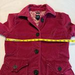 Gap VTG  Stretch Corduroy Jacket Women’s Size 2 Floral Lined Button Front Photo 6