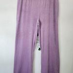 H&M Divided Pastel Purple Velour Lounge Pants Photo 0
