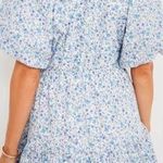 Tuckernuck HYACINTH HOUSE Ditsy Floral Loren Mini Dress in Blue Photo 1