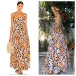 Free People NWT Park Slope Floral Maxi Dress Dark Combo Large Photo 12