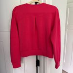 Spanx AirEssentials Crew Cerise Pink Pullover Long Sleeve Sweatshirt Top Photo 5