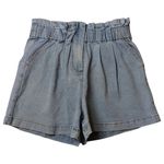 Skies Are Blue Denim Paperbag Shorts Size SMALL New NWT Photo 1