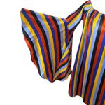 House Of Harlow 1960 X Revolve Paloma Dress Bari Stripe Large Colorful Rainbow Photo 4
