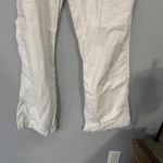 Urban Outfitters BDG  White Linen Blend Wide Leg Pants Drawstring Y2K Size Medium Photo 1