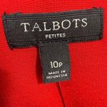 Talbots NWT  Classic Red Knit‎ Sheath Dress Size 10P Career Office Work Old Money Photo 2