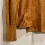 CAbi Women’s Step Up Chunky Knit Pullover Crew Neck Sweater Marigold Size XS Photo 2