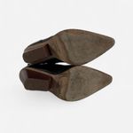 Veronica Beard  Black Stacked Heel Leather Logan Boots Sz 6 Photo 3