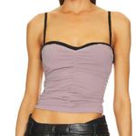 Miaou Renzo Tube Top | Taupe/Dusty Purple / XL Photo 0