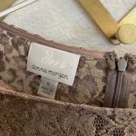 Donna Morgan  vintage Sheer Gold Lace Slip Dress 8 Photo 1