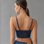 Urban Outfitters BDG UO Denim Bustier Crop Top Festival Size Small Photo 6