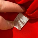 Christian LaCroix  Square Neck Cutout Satin Dress in Orange Small Photo 5