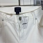 J.Crew NWT Flare Crop White Jean in Signature Stretch Size 32 preppy coastal Photo 2
