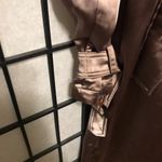 Badgley Mischka Angelina beige satinTrench XL NWT Photo 6