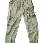 Elizabeth and James  Green Cargo Joggers Size Small Photo 0